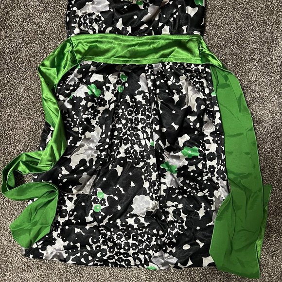 Strapless Floral type print Dress - Picture 1 of 3